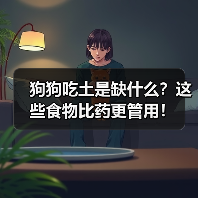 狗狗吃土是缺什么？这些食物比药更管用！（图2）