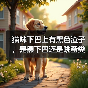 猫咪下巴上有黑色渣子，是黑下巴还是跳蚤粪便？（图2）