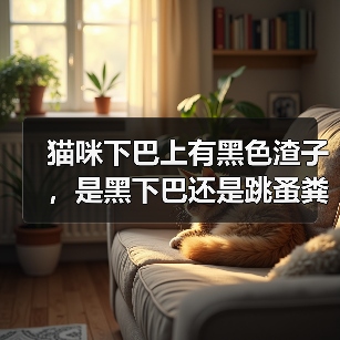 猫咪下巴上有黑色渣子，是黑下巴还是跳蚤粪便？（图3）