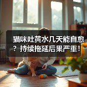 猫咪吐黄水几天能自愈？持续拖延后果严重！（图1）