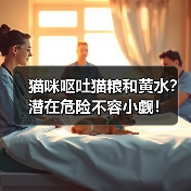 猫咪呕吐猫粮和黄水？潜在危险不容小觑！（图1）
