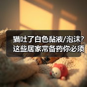 猫吐了白色黏液/泡沫?这些居家常备药你必须知道!(图1) 猫吐了白色黏液/泡沫?这些居家常备药你必须知道!(图1)