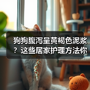 狗狗腹泻呈黄褐色泥浆?这些居家护理方法你试过了吗?(图3) 狗狗腹泻呈黄褐色泥浆?这些居家护理方法你试过了吗?(图3)
