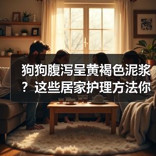 狗狗腹泻呈黄褐色泥浆?这些居家护理方法你试过了吗?(图1) 狗狗腹泻呈黄褐色泥浆?这些居家护理方法你试过了吗?(图1)