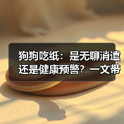 狗狗吃纸：是无聊消遣还是健康预警？一文带你了解！（图4）