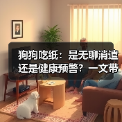 狗狗吃纸：是无聊消遣还是健康预警？一文带你了解！（图2）