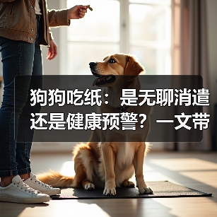 狗狗吃纸：是无聊消遣还是健康预警？一文带你了解！（图3）