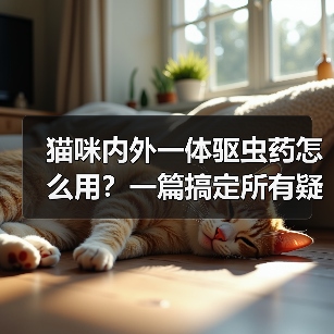 猫咪内外一体驱虫药怎么用？一篇搞定所有疑问～（图3）