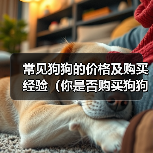 常见狗狗的价格及购买经验(你是否购买狗狗时花费过高?我是如何入手贵价狗狗的)(图3) 常见狗狗的价格及购买经验(你是否购买狗狗时花费过高?我是如何入手贵价狗狗的)(图3)