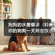 狗狗的水量需求（科普你的狗狗一天所需饮水量及水分摄入的关键）（图3）
