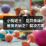 小狗吃土:是异食癖还是营养缺乏?解决方案来了(图3) 小狗吃土:是异食癖还是营养缺乏?解决方案来了(图3)