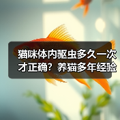 猫咪体内驱虫多久一次才正确?养猫多年经验分享!(图1) 猫咪体内驱虫多久一次才正确?养猫多年经验分享!(图1)