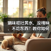 猫咪呕吐黄水、没精神、不吃东西?教你如何应对!(图1) 猫咪呕吐黄水、没精神、不吃东西?教你如何应对!(图1)