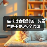 猫咪吐食物别慌!先看看是不是这6个原因(图1) 猫咪吐食物别慌!先看看是不是这6个原因(图1)
