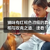 猫咪有红褐色泪痕的真相与攻克之道,速看!(图1) 猫咪有红褐色泪痕的真相与攻克之道,速看!(图1)