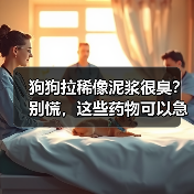 狗狗拉稀像泥浆很臭？别慌，这些药物可以急救！（图1）