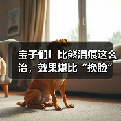 宝子们！比熊泪痕这么治，效果堪比“换脸”（图1）