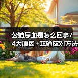 公猫尿血是怎么回事？4大原因+正确应对方法（图4）
