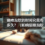 猫粮泡软的时间究竟有多久?(影响猫粮泡软时间的关键因素及正确的泡软方式)(图4) 猫粮泡软的时间究竟有多久?(影响猫粮泡软时间的关键因素及正确的泡软方式)(图4)