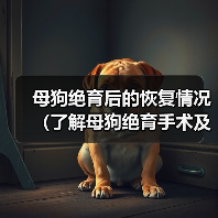 母狗绝育后的恢复情况（了解母狗绝育手术及恢复时间，让你放心养宠物）
