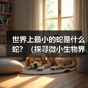 世界上最小的蛇是什么蛇?(探寻微小生物界的奇妙宠儿)(图4) 世界上最小的蛇是什么蛇?(探寻微小生物界的奇妙宠儿)(图4)