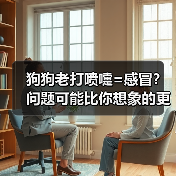 狗狗老打喷嚏=感冒？问题可能比你想象的更严重！