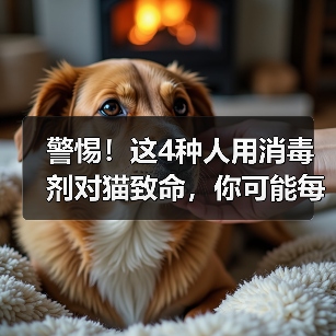 警惕!这4种人用消毒剂对猫致命,你可能每天都在误用!(图1) 警惕!这4种人用消毒剂对猫致命,你可能每天都在误用!(图1)