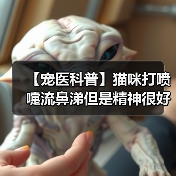 【宠医科普】猫咪打喷嚏流鼻涕但是精神很好怎么办？（图4）