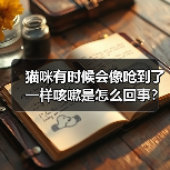 猫咪有时候会像呛到了一样咳嗽是怎么回事?(图1) 猫咪有时候会像呛到了一样咳嗽是怎么回事?(图1)