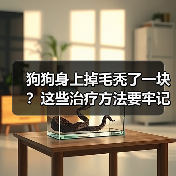狗狗身上掉毛秃了一块？这些治疗方法要牢记！（图4）