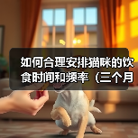 如何合理安排猫咪的饮食时间和频率（三个月大猫咪的科学喂养方法，让它健康成长）（图2）