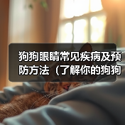 狗狗眼睛常见疾病及预防方法（了解你的狗狗眼睛的常见问题，提前预防疾病！）