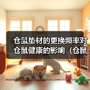仓鼠垫材的更换频率对仓鼠健康的影响(仓鼠垫材更换周期的重要性及正确方法)(图3) 仓鼠垫材的更换频率对仓鼠健康的影响(仓鼠垫材更换周期的重要性及正确方法)(图3)