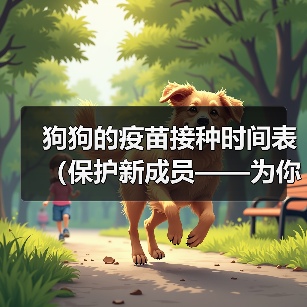 狗狗的疫苗接种时间表（保护新成员——为你的狗狗提供及时的疫苗保护）（图3）