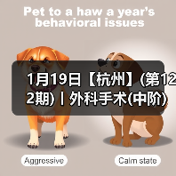 1月19日【杭州】(第122期)丨外科手术(中阶)实战班，2人/组提供一猫一狗，实操超多！（图3）