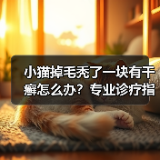 小猫掉毛秃了一块有干癣怎么办?专业诊疗指南来了(图4) 小猫掉毛秃了一块有干癣怎么办?专业诊疗指南来了(图4)