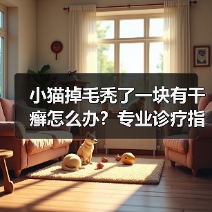 小猫掉毛秃了一块有干癣怎么办?专业诊疗指南来了(图1) 小猫掉毛秃了一块有干癣怎么办?专业诊疗指南来了(图1)