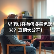 猫毛扒开有很多黑色颗粒?真相大公开!(图4) 猫毛扒开有很多黑色颗粒?真相大公开!(图4)