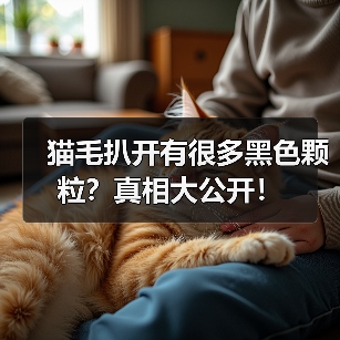 猫毛扒开有很多黑色颗粒?真相大公开!(图1) 猫毛扒开有很多黑色颗粒?真相大公开!(图1)