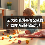 柴犬掉毛厉害怎么处理?教你3招轻松应对!(图1) 柴犬掉毛厉害怎么处理?教你3招轻松应对!(图1)