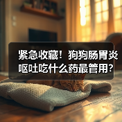 紧急收藏!狗狗肠胃炎呕吐吃什么药最管用?(图4) 紧急收藏!狗狗肠胃炎呕吐吃什么药最管用?(图4)