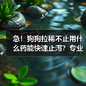 急！狗狗拉稀不止用什么药能快速止泻？专业解答来了（图1）