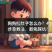 狗狗拉肚子怎么办?4步急救法,避免踩坑!(图4) 狗狗拉肚子怎么办?4步急救法,避免踩坑!(图4)
