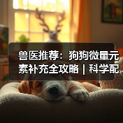 兽医推荐:狗狗微量元素补充全攻略|科学配比避雷指南(图4) 兽医推荐:狗狗微量元素补充全攻略|科学配比避雷指南(图4)