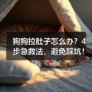 狗狗拉肚子怎么办?4步急救法,避免踩坑!(图3) 狗狗拉肚子怎么办?4步急救法,避免踩坑!(图3)