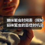 猫咪驱虫时间表(揭秘猫咪驱虫的最佳时机及方法)(图4) 猫咪驱虫时间表(揭秘猫咪驱虫的最佳时机及方法)(图4)