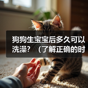 狗狗生宝宝后多久可以洗澡?(了解正确的时间和方法来给母狗和新生幼犬洗澡。)(图3) 狗狗生宝宝后多久可以洗澡?(了解正确的时间和方法来给母狗和新生幼犬洗澡。)(图3)