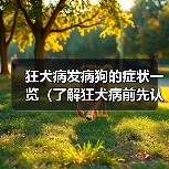 狂犬病发病狗的症状一览（了解狂犬病前先认识狗的早期症状）（图4）