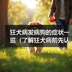 狂犬病发病狗的症状一览（了解狂犬病前先认识狗的早期症状）（图2）