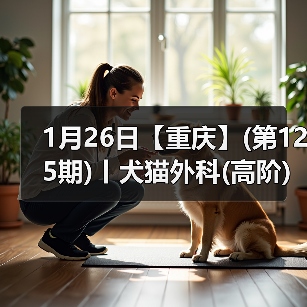 1月26日【重庆】(第125期)丨犬猫外科(高阶)班！含SUB(人人可实操)、乳糜胸等技术！